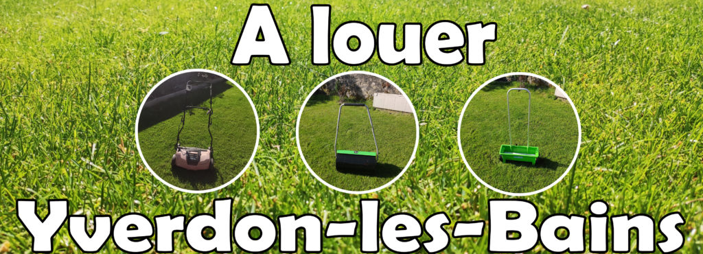 Location petit matériel pour le jardin et la pelouse